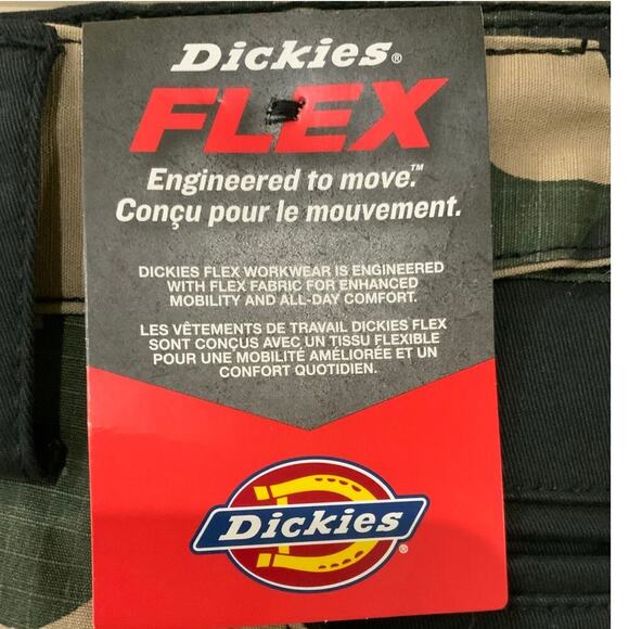 Dickies Flex Camo Cargo Pants 32x30 Utility Pockets Stretch Camouflage Workwear - Picture 12 of 13